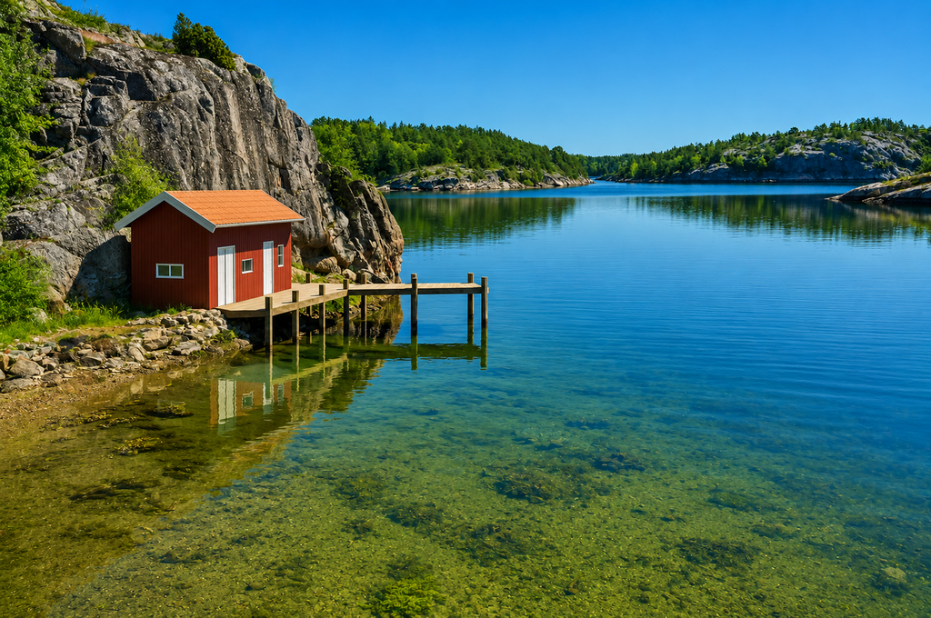 Bildmontage enligt bygglov sommar