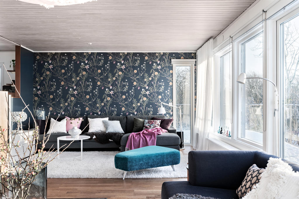 Mysig TV-soffhörna.