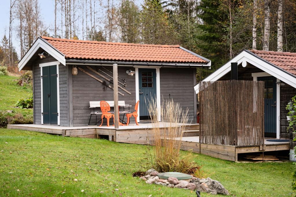 Förråd med både varm- och kallförrådsdel, uppfört 2018–2019.