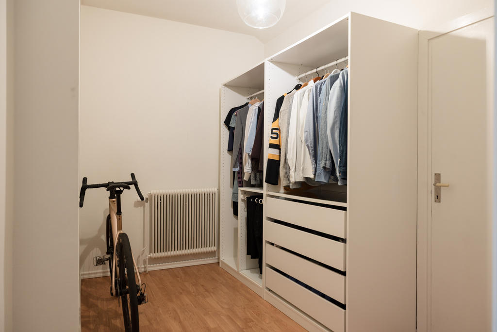 Walk in closet/rum.