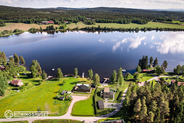 Observera att detta är en exempelbild. Det finns ett förhandsbesked för bygglov men ingen garanti för att ett bygglov exakt enligt detta utförande beviljas