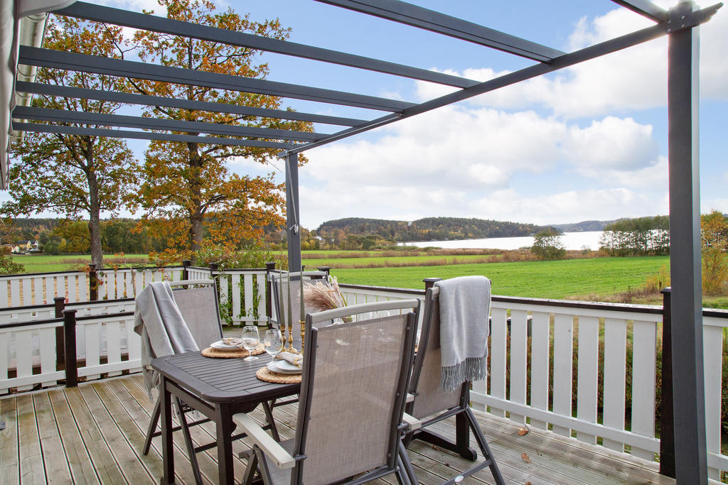 Tänk att få äta middag under paviljongen med den här utsikten 