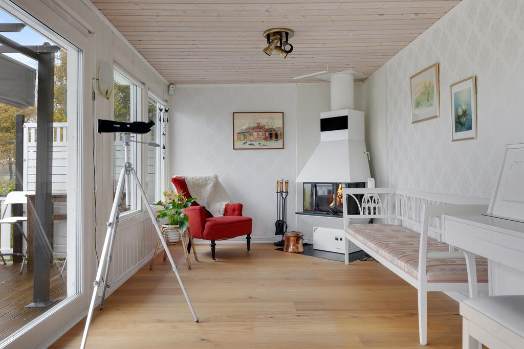 Mysigt och värmande braskamin