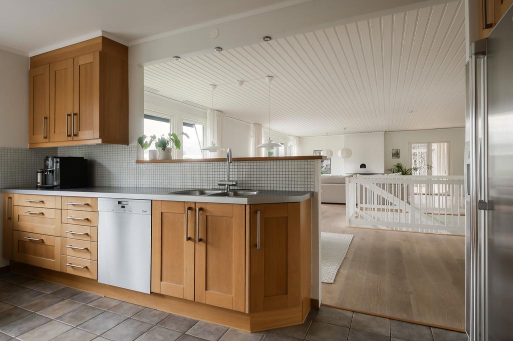 Lagom öppen planlösning