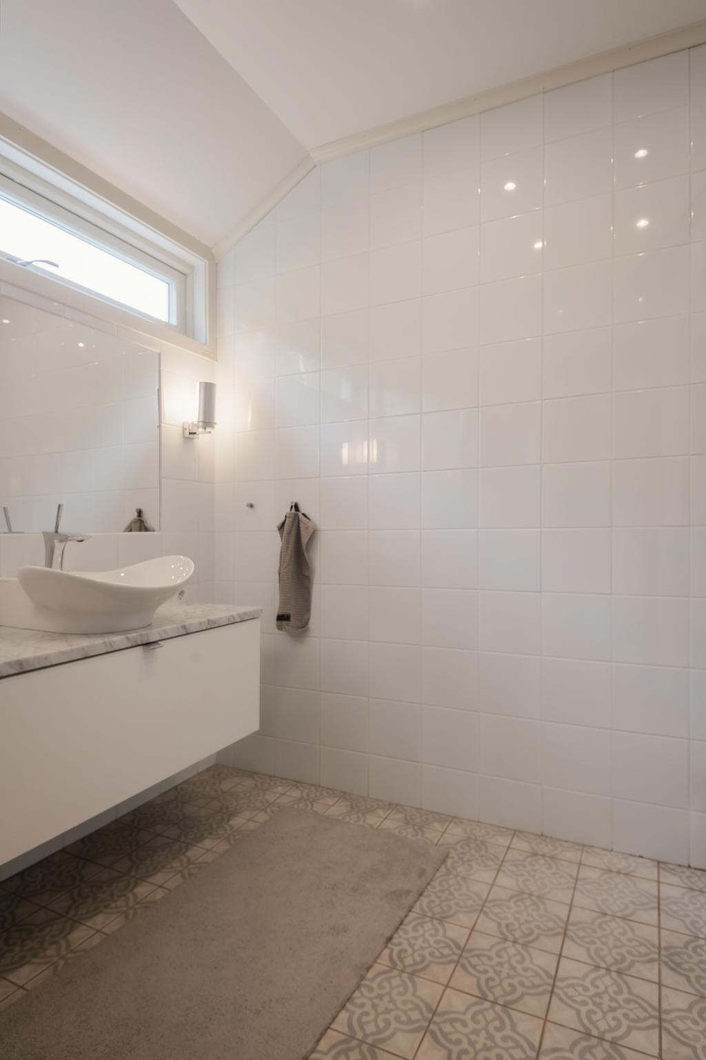 Duschrum på ovanvåningen