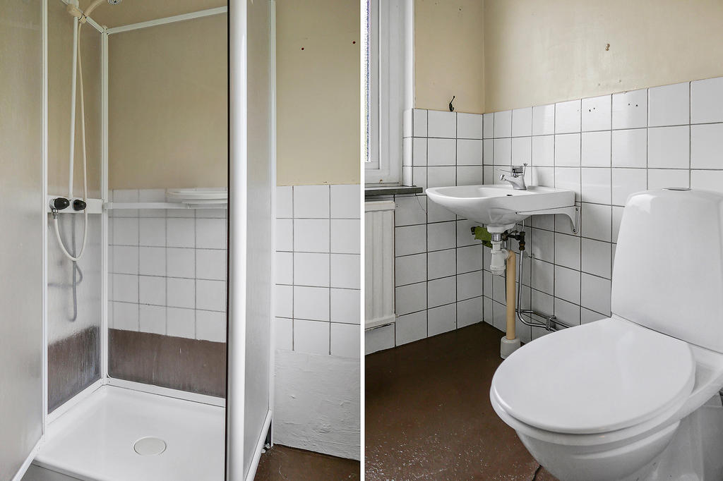 Duschrum med wc