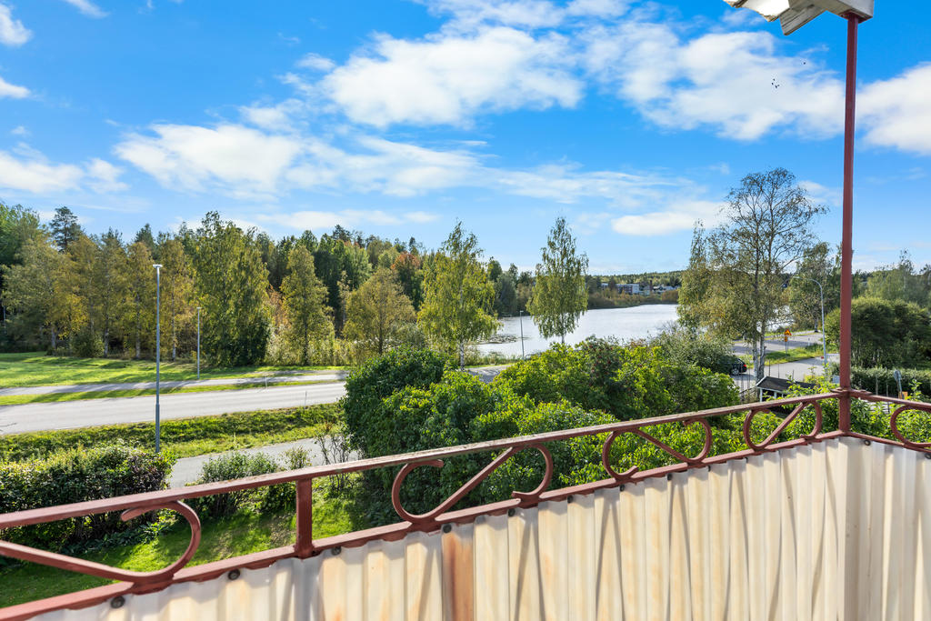 Utsikt från balkongen