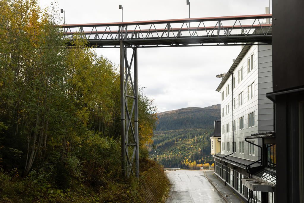 Gångbro till skidsystemet