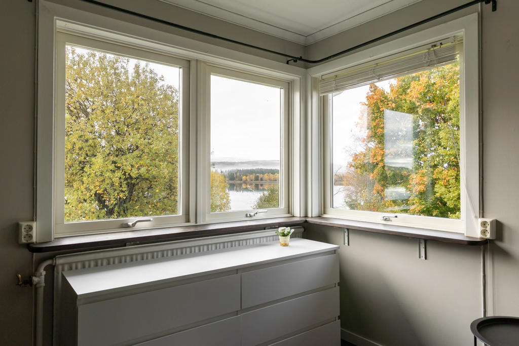 Magisk utsikt från sovrummet