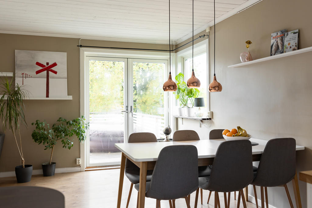 Utgång till den stora altanen