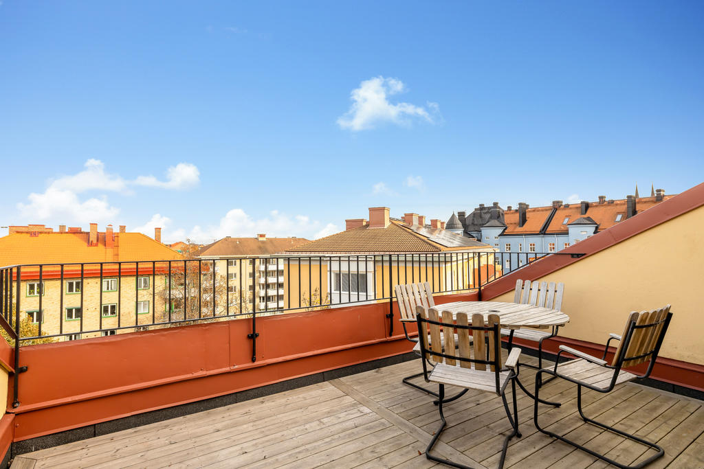 Föreningens gemensamma takterrass
