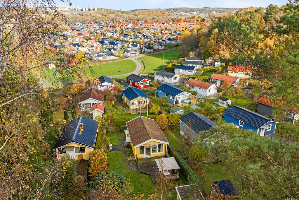Välen övre ligger fint i en skogsglänta