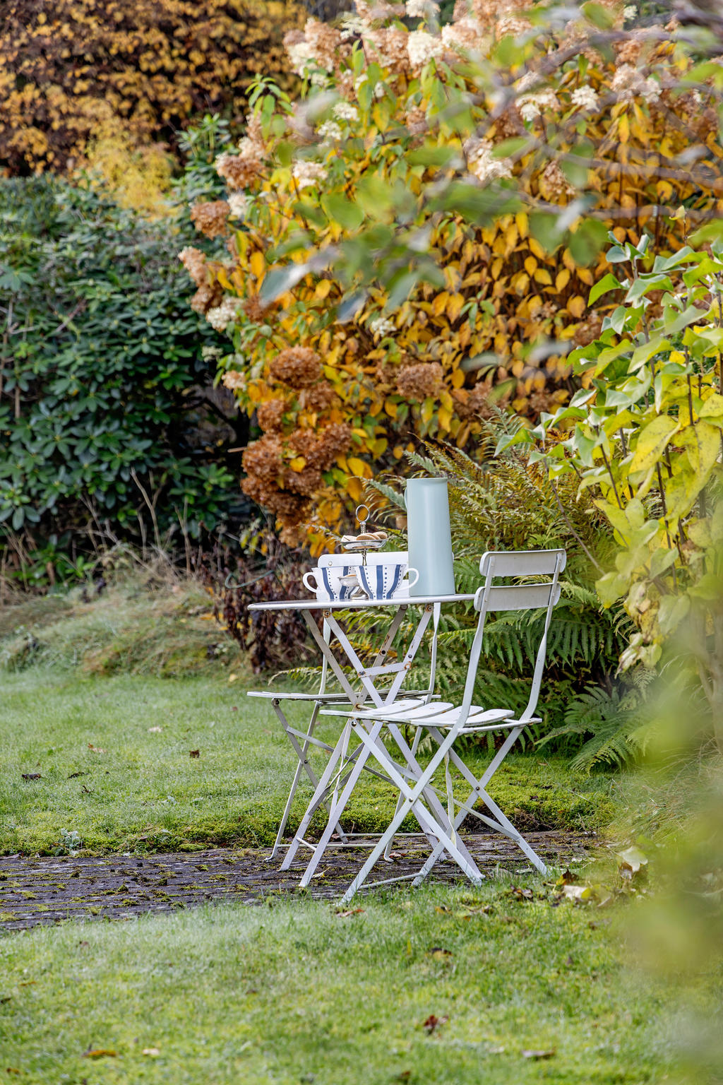 Uteplats vid entrén
