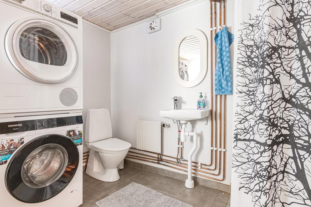 Wc i tvättstuga