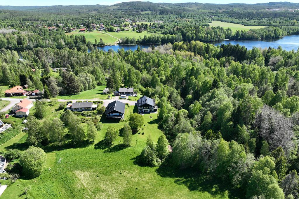 Vy över fastigheten och området
