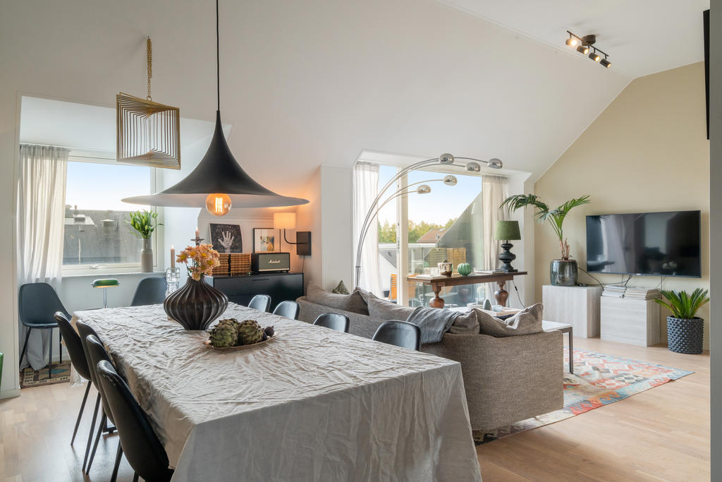 Matplats för många och härligt ljusinsläpp