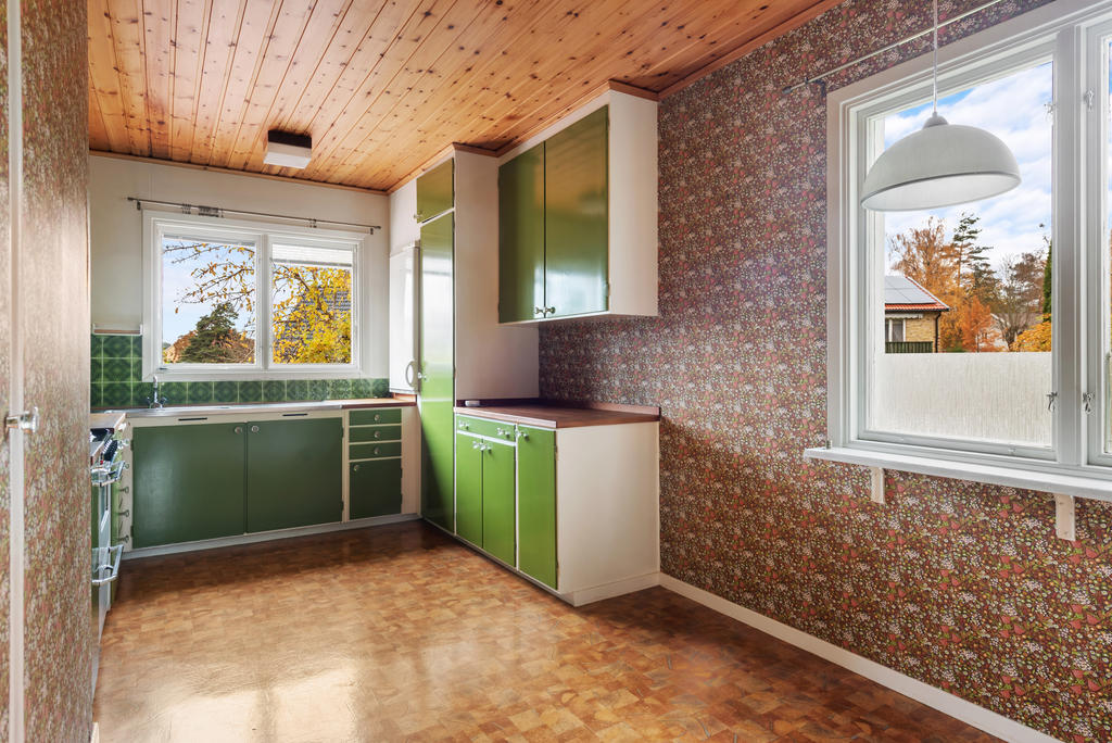 Matplats intill köket