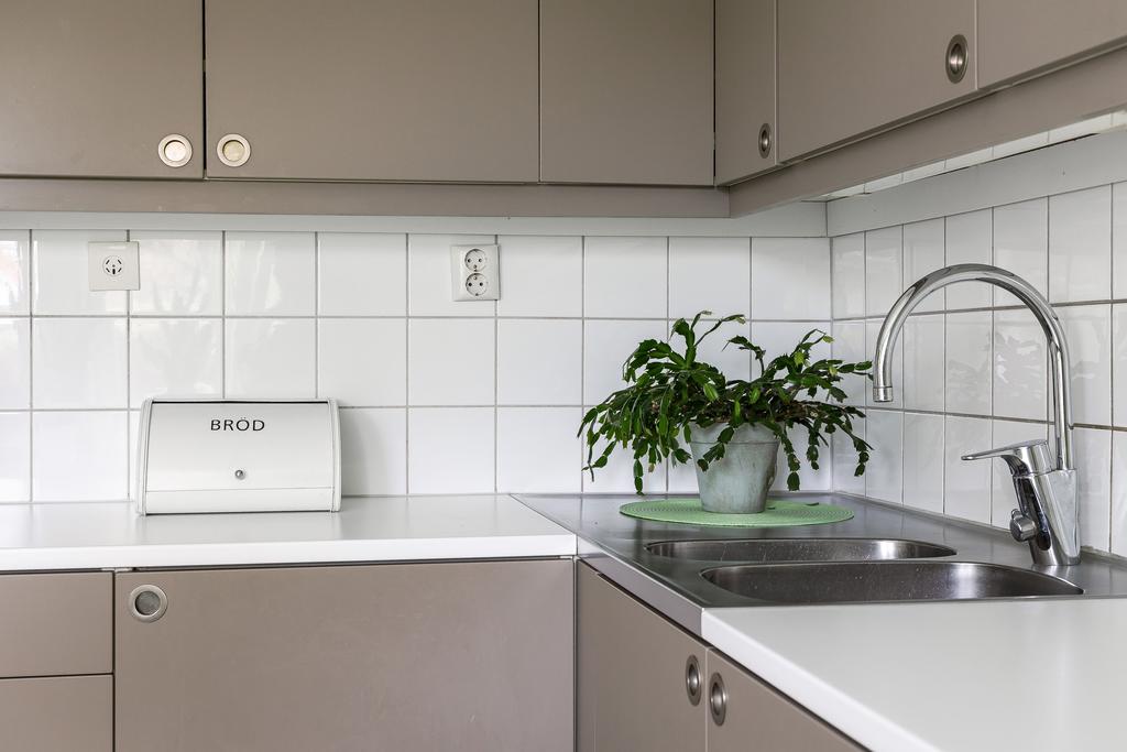 Rostfri diskbänk med dubbla hoar