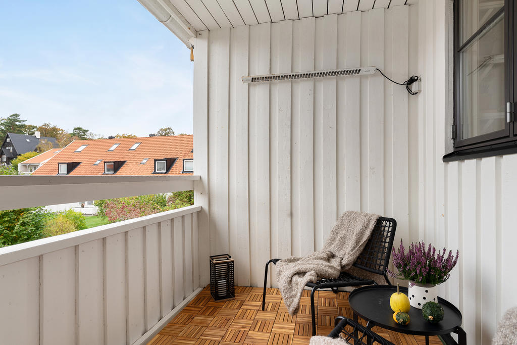 ... balkongen i härligt västerläge