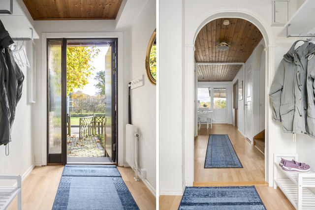 Välkomnande hall/entré