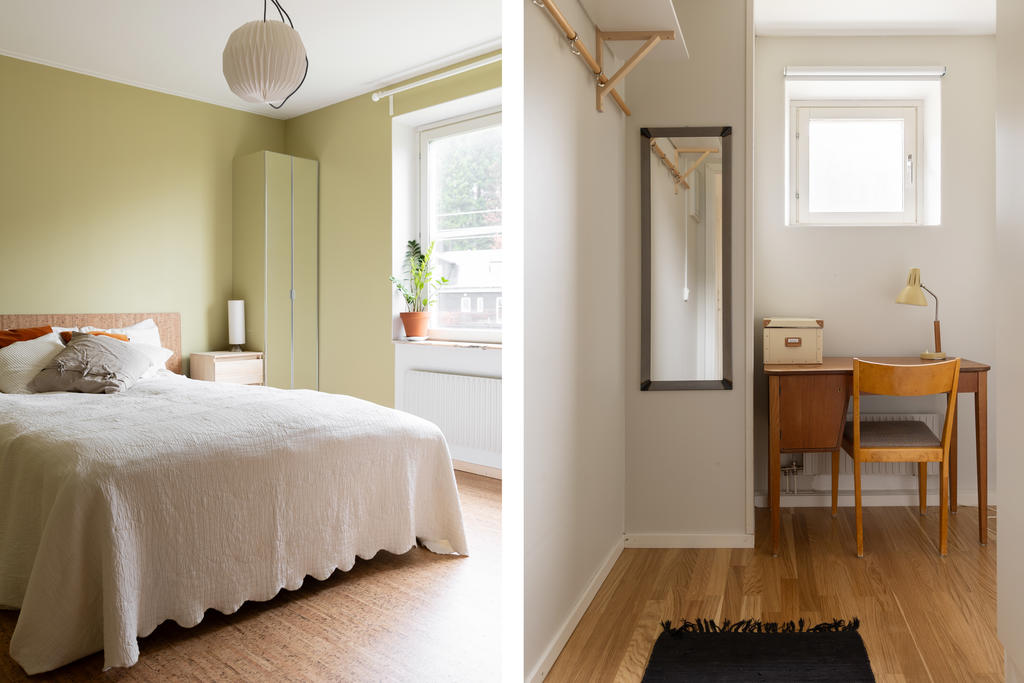 Två separata sovrum