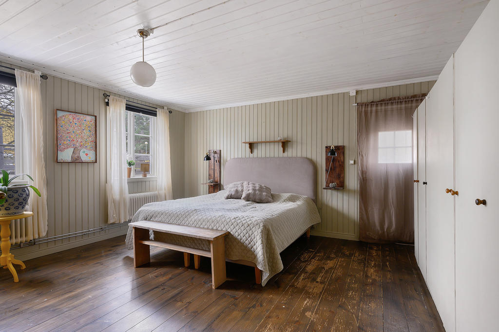 Sovrum på entréplan