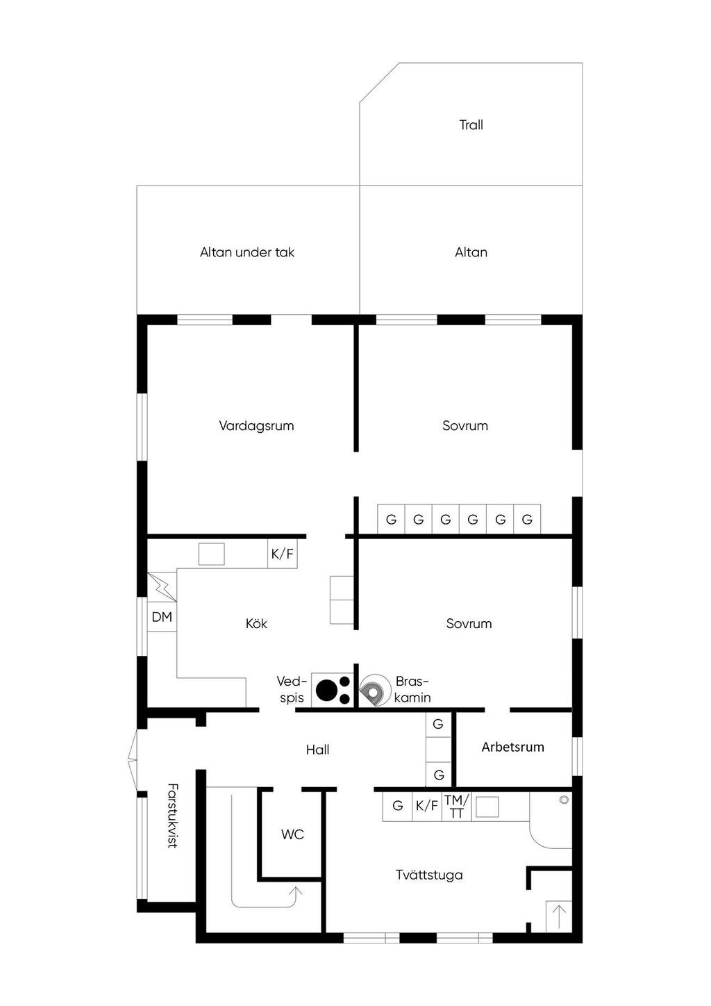 Planlösning entréplan