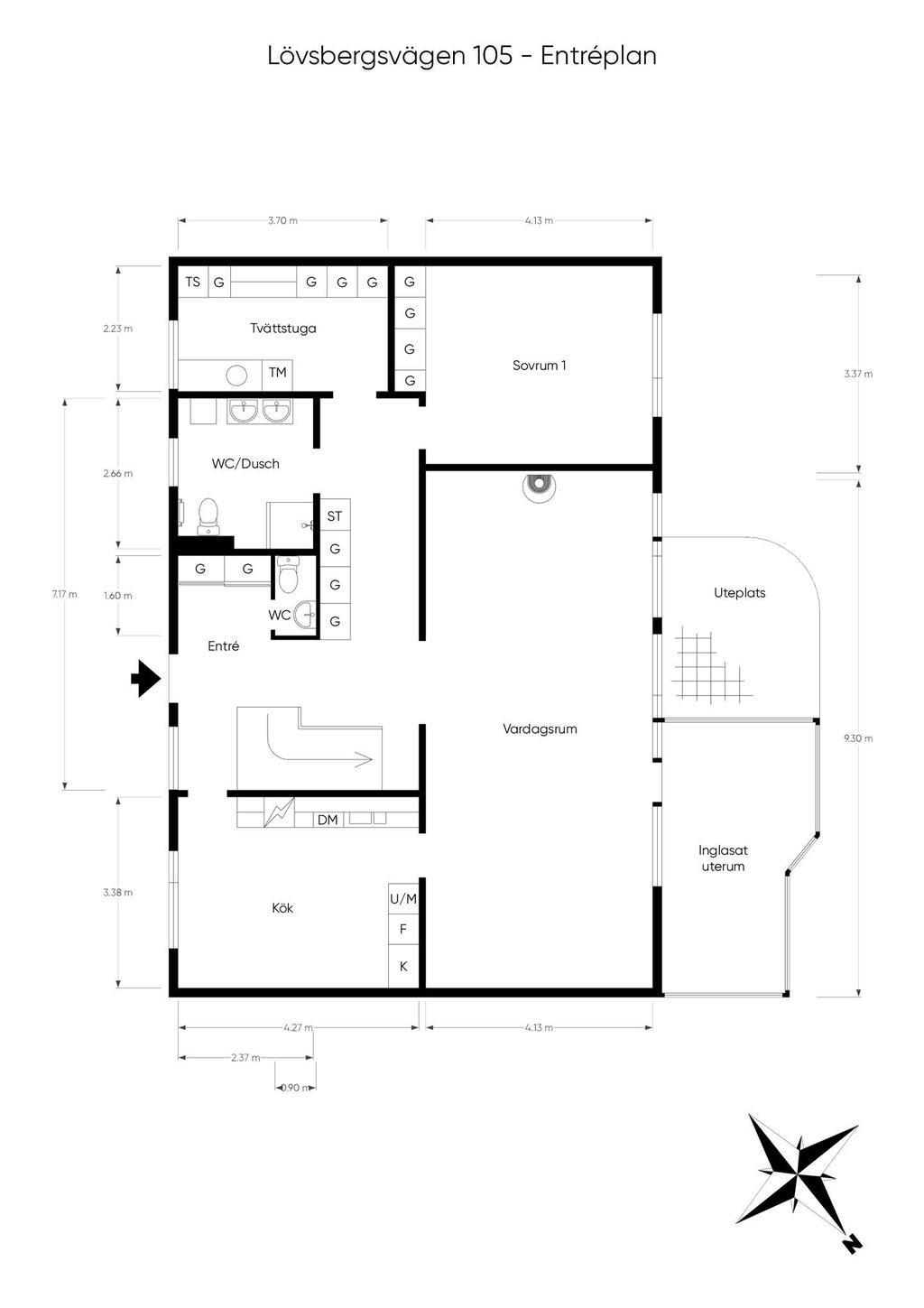 Planritning entréplan