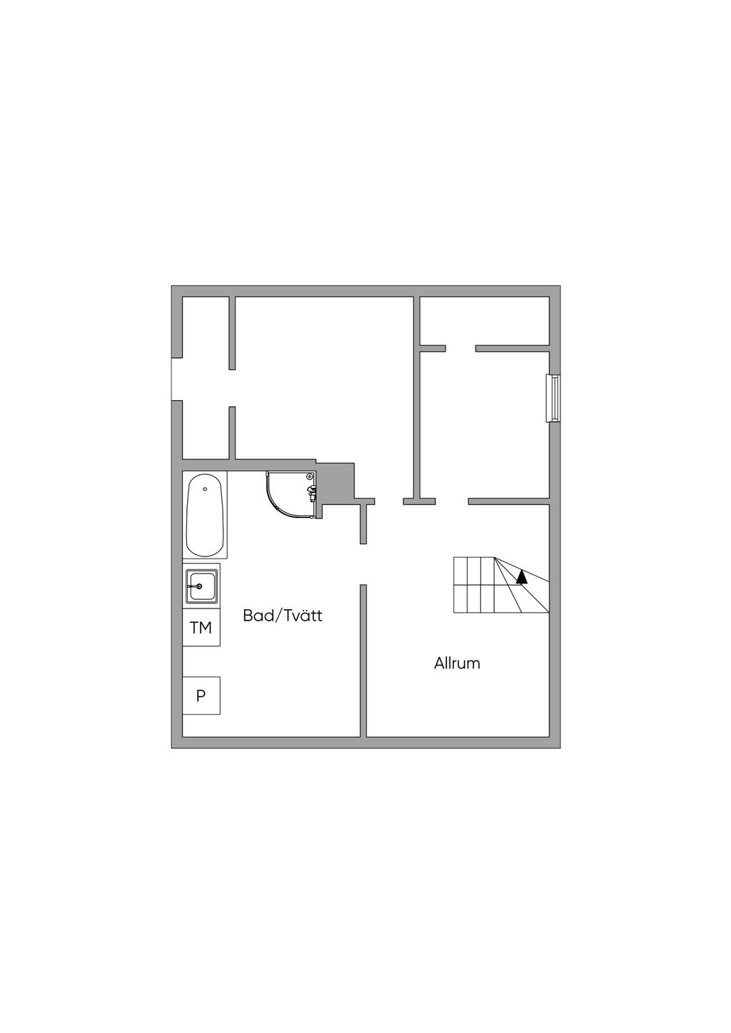 Planlösning källarplan