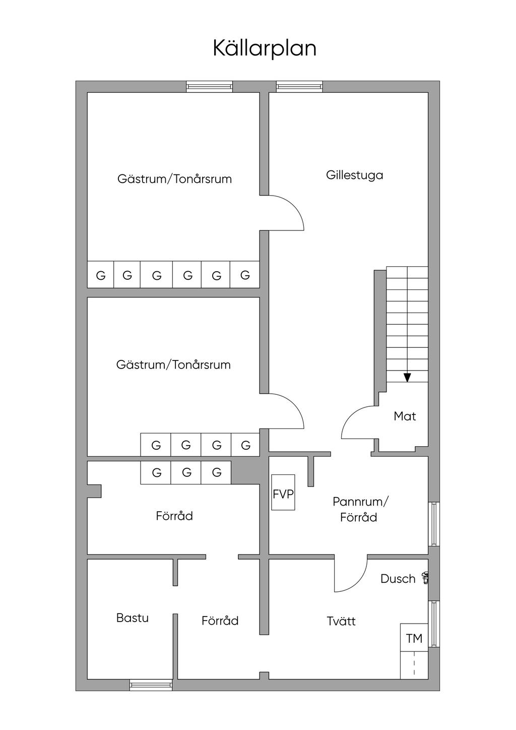 Källarplan