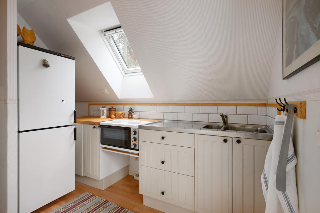 Lägenhet ovanpå verkstaden