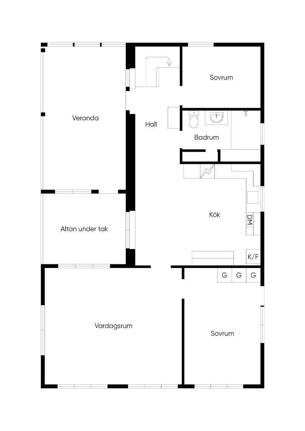 Planlösning - Entréplan 