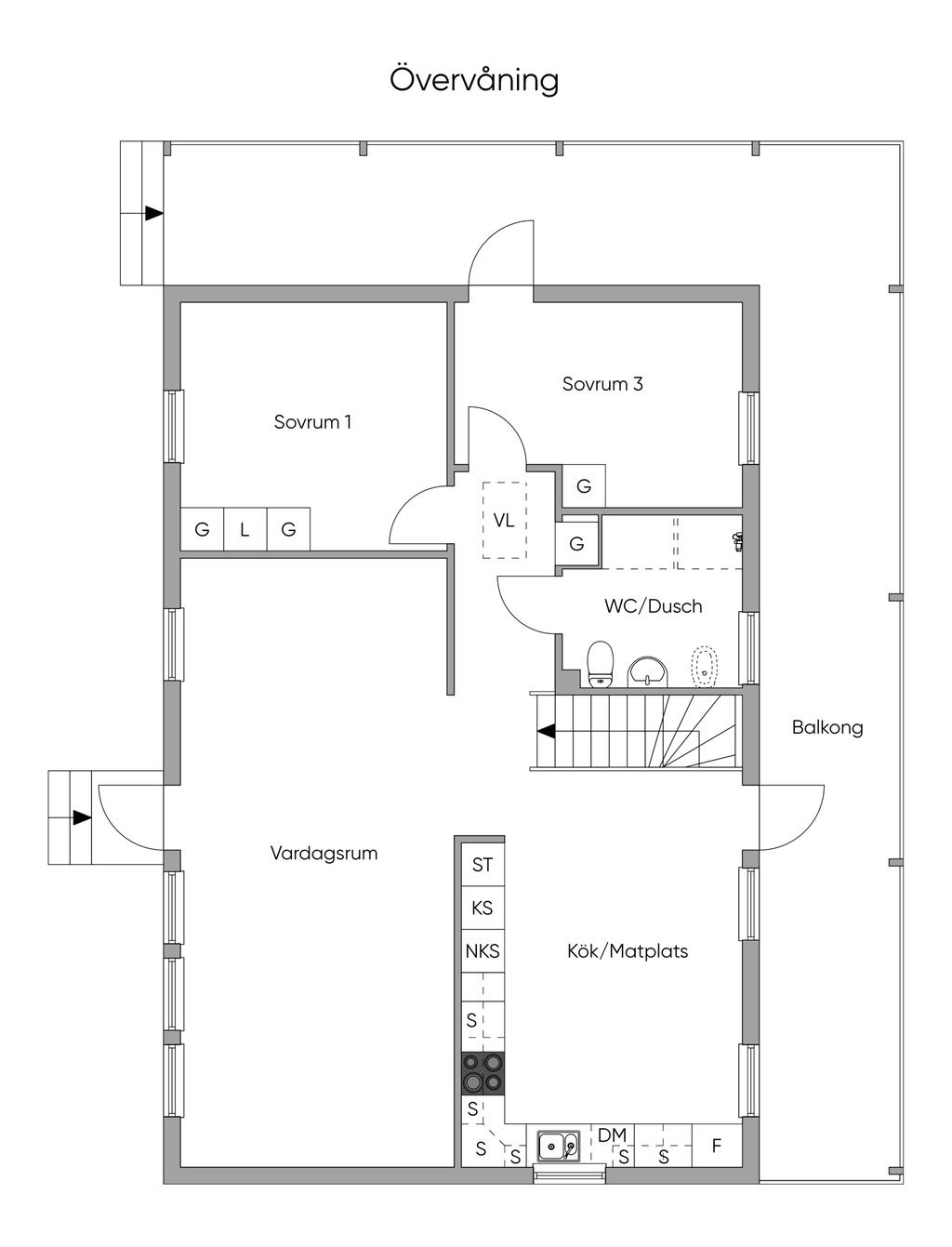 Övre plan