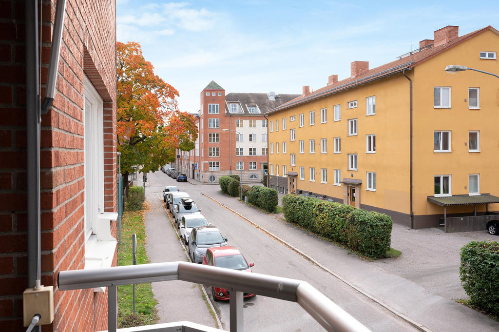 Utsikten från balkongen