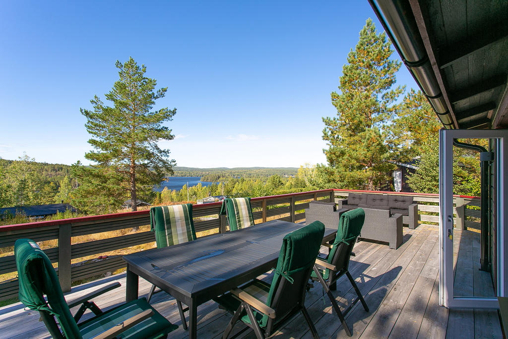 Altan med kvällssol