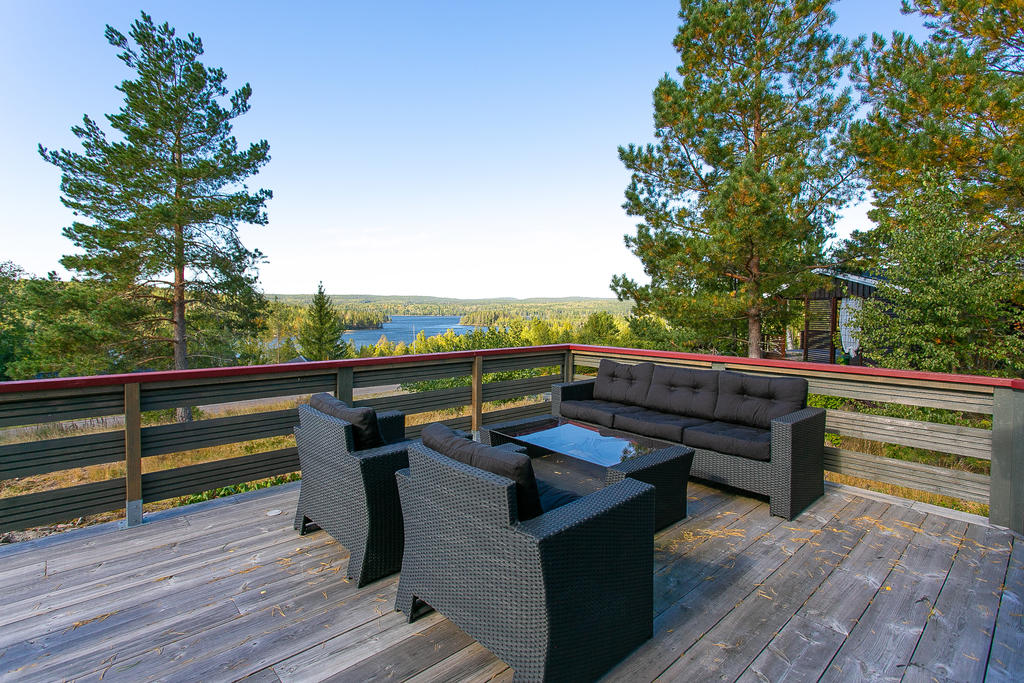 Altan med kvällssol