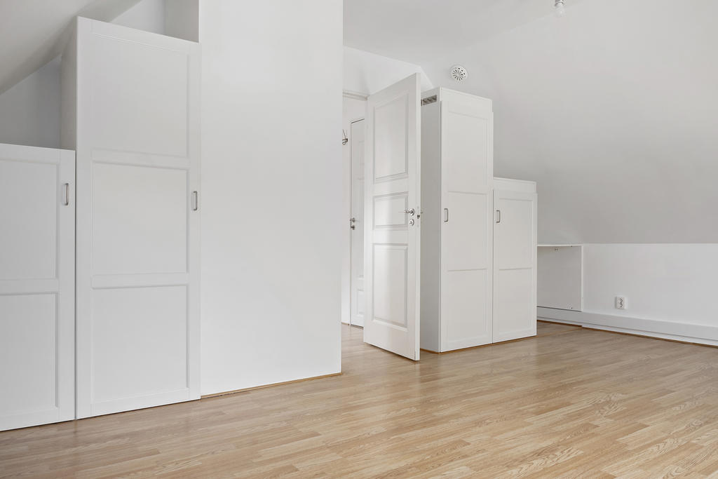 Bra förvaringsmöjligheter i sovrummet 