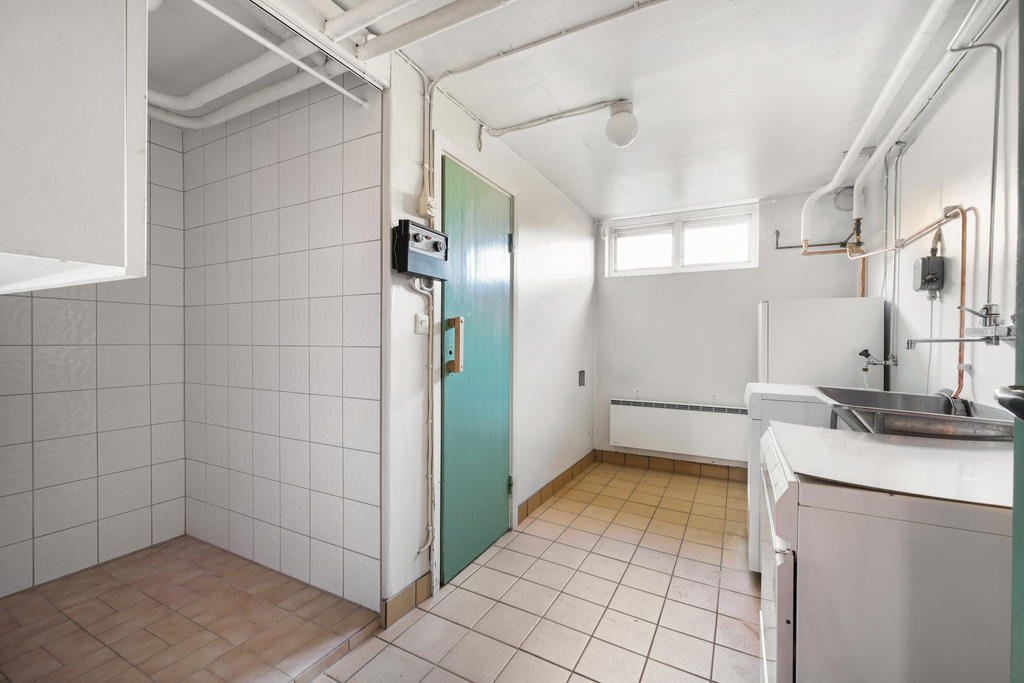 Tvättstuga, dusch, bastu