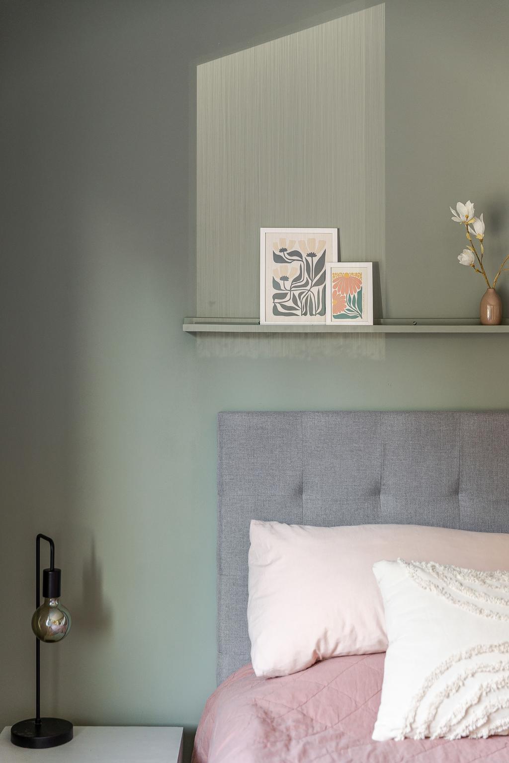 Detalj från största sovrummet