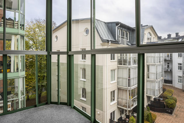 Den inglasade balkongen