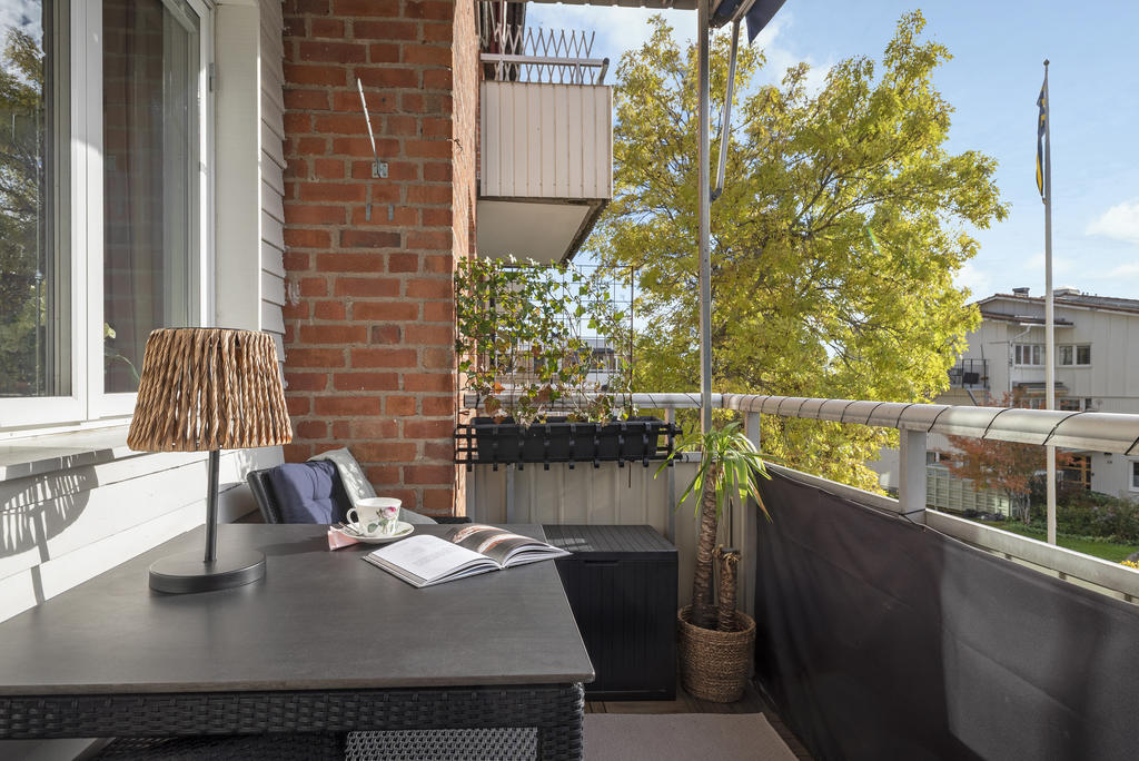 Lägenhetens bästa plats under sommrhalvåret!