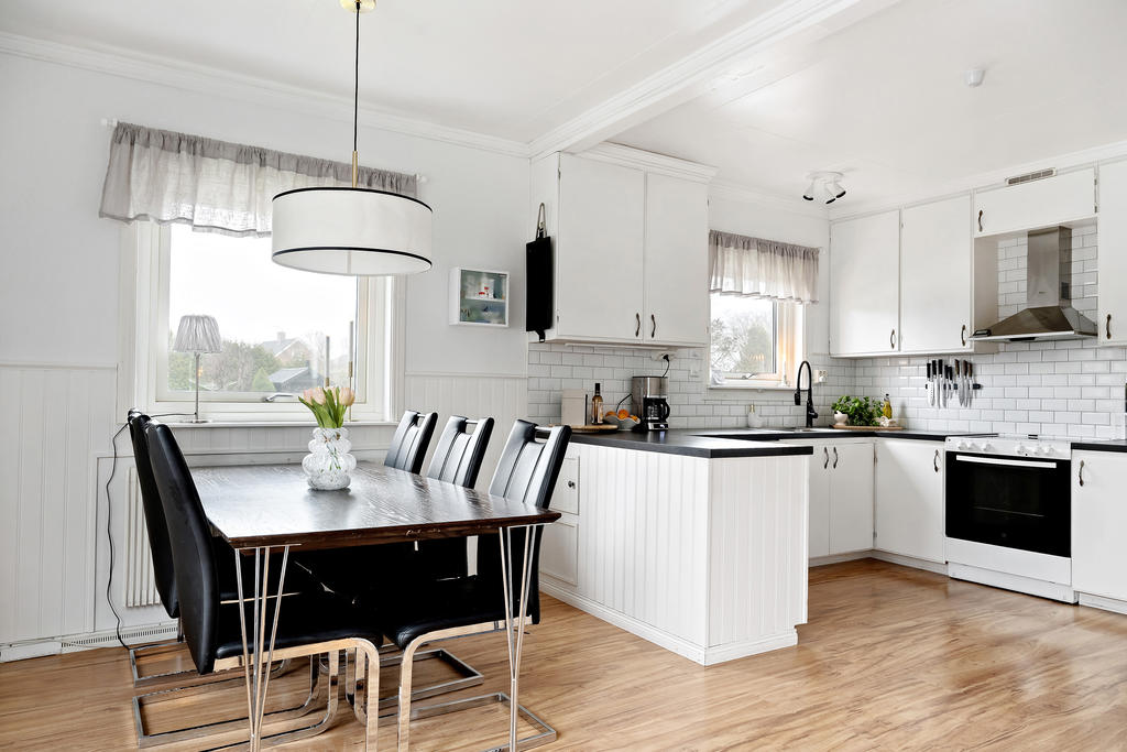 Utrymme för matplats i kök