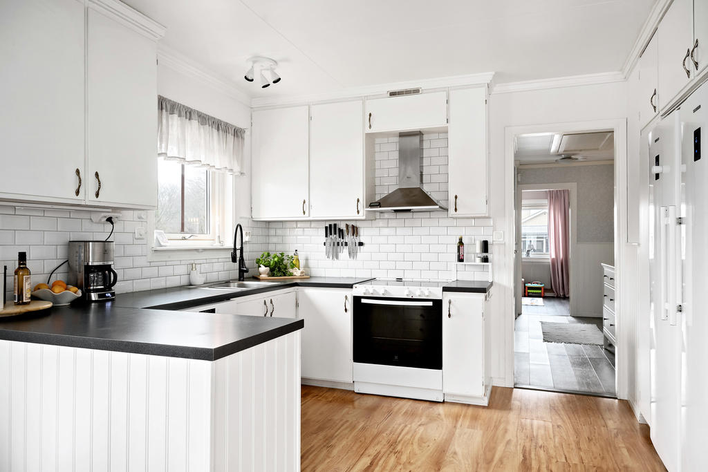 Ljust och öppet kök