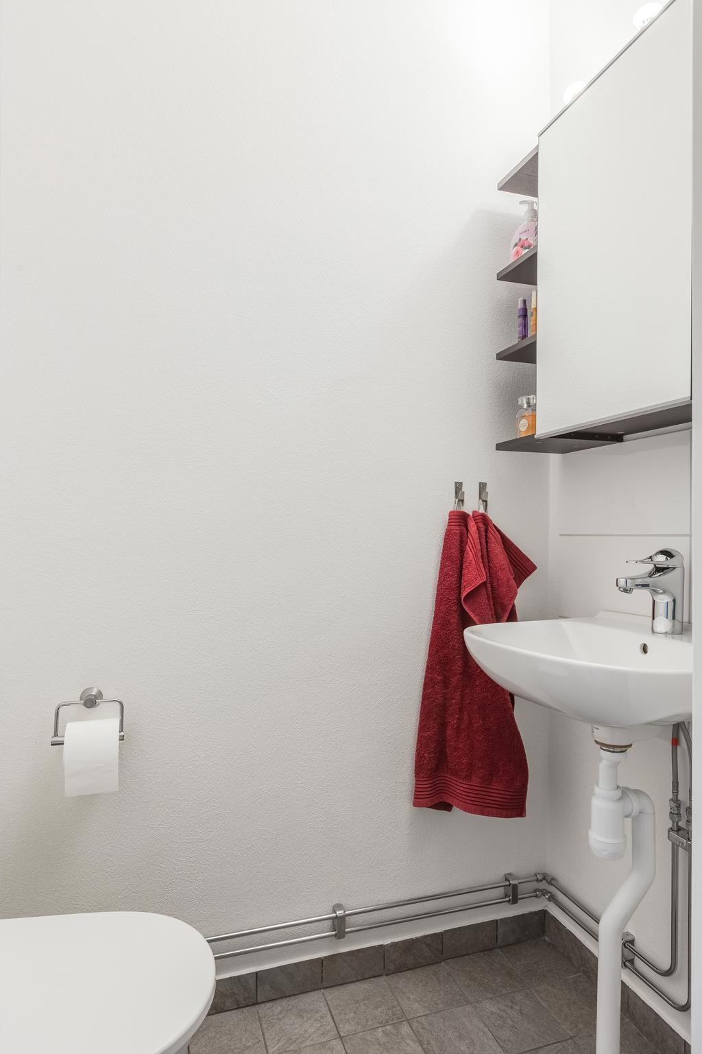 Praktiskt med gäst-wc