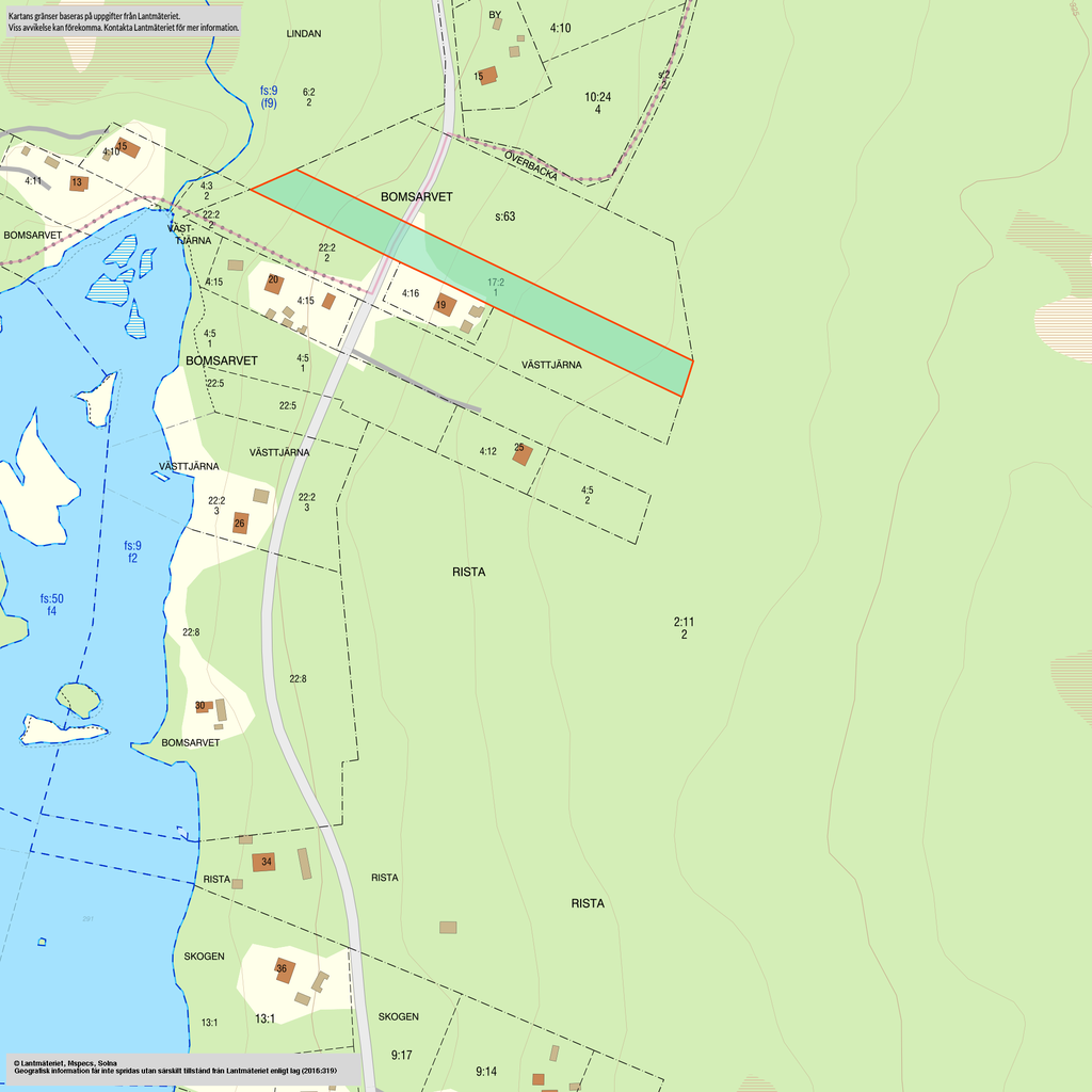 Tomt i Tansen som ingår,