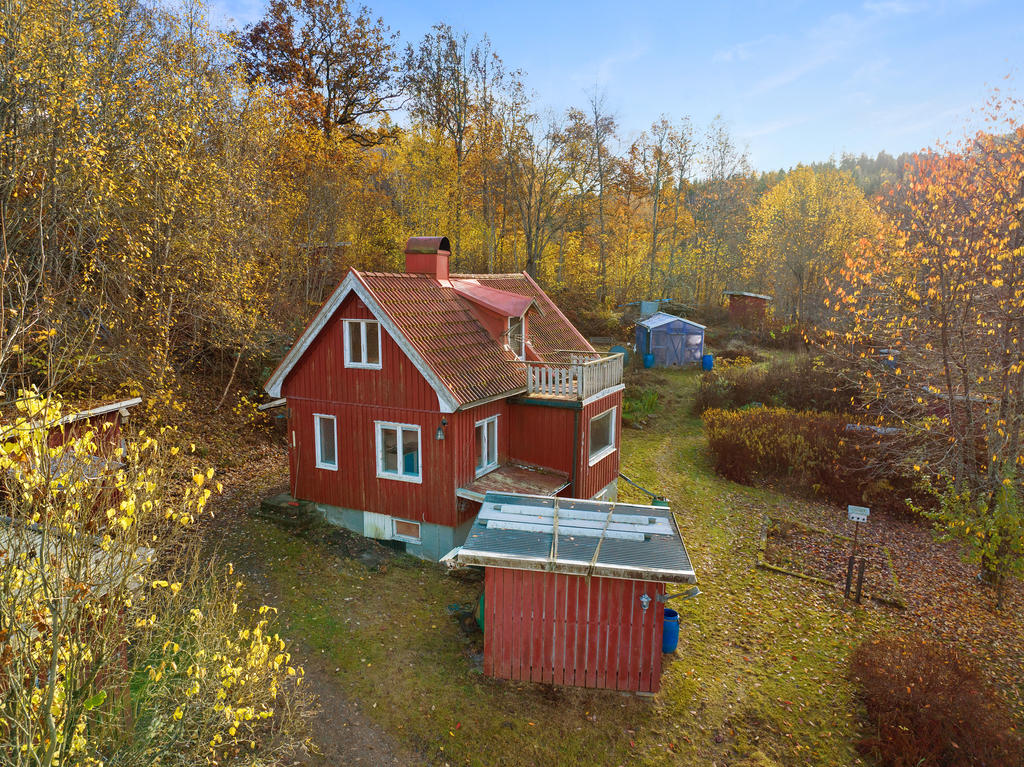 Husets norra sida