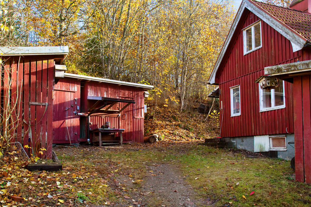 Förråd och snickarbod