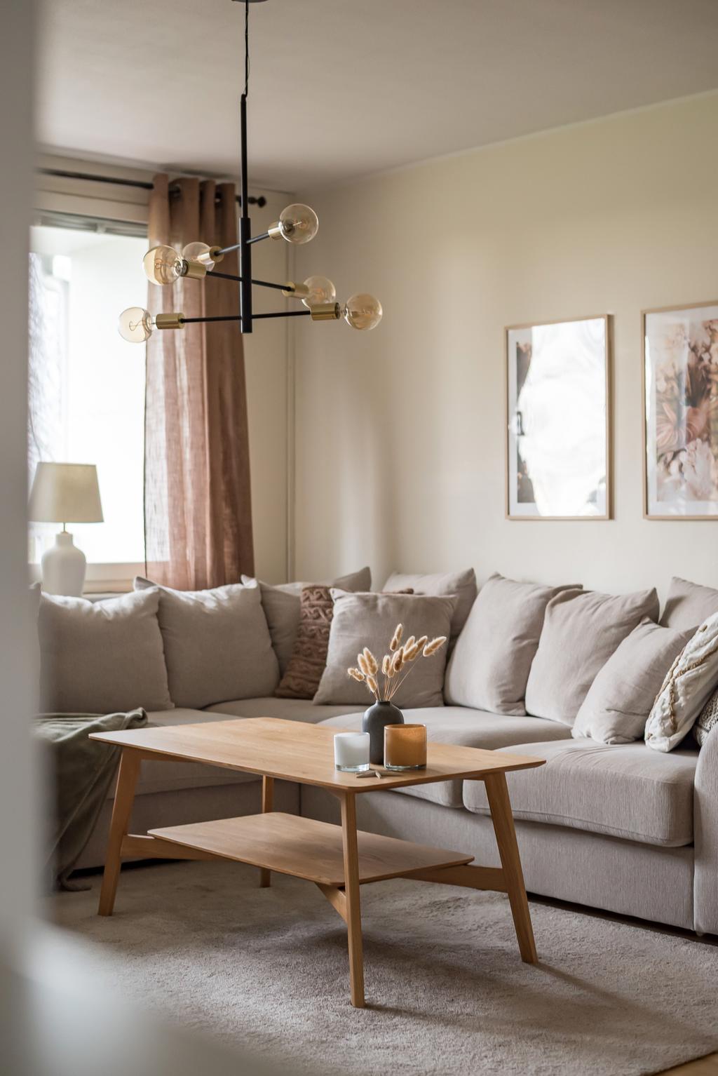 Jordnära färger och härligt ljusinsläpp!