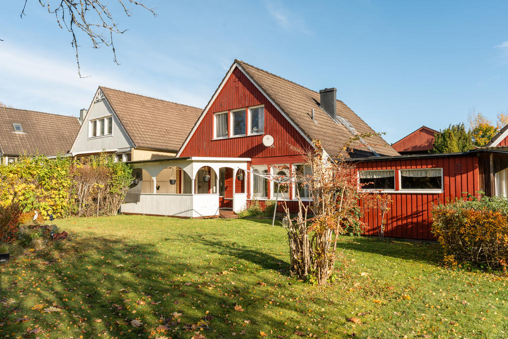 Baksida huset