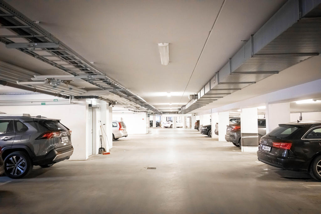 BRF Trossens varmgarage med cykelförråd